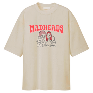 S2 MadHeads: "Mad Couple" - Oversized Shirt (Khaki)