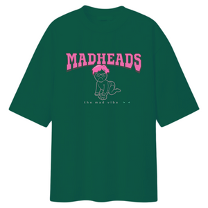 S2 MadHeads: "Mad Baby" - Oversized Shirt (Dark Green)