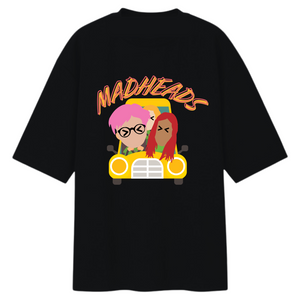 S2 MadHeads: "Driving Madness" - Oversized Shirt (Black)